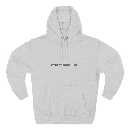 Porsche Enthusiast's Premium Hoodie by Lane Seven - Durable 3-Panel Fleece, Cotton-Poly Blend, True-to-Size Fit - "PORSCHE" Logo on Front - AI Print Spot