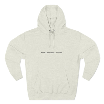 Porsche Enthusiast's Premium Hoodie by Lane Seven - Durable 3-Panel Fleece, Cotton-Poly Blend, True-to-Size Fit - "PORSCHE" Logo on Front - AI Print Spot