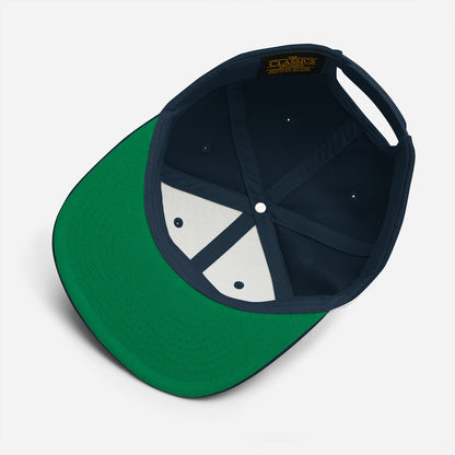 Snapback Hat | Embroidered Alfa Romeo Script, Quadrifoglio Verde & Biscione - AI Print Spot