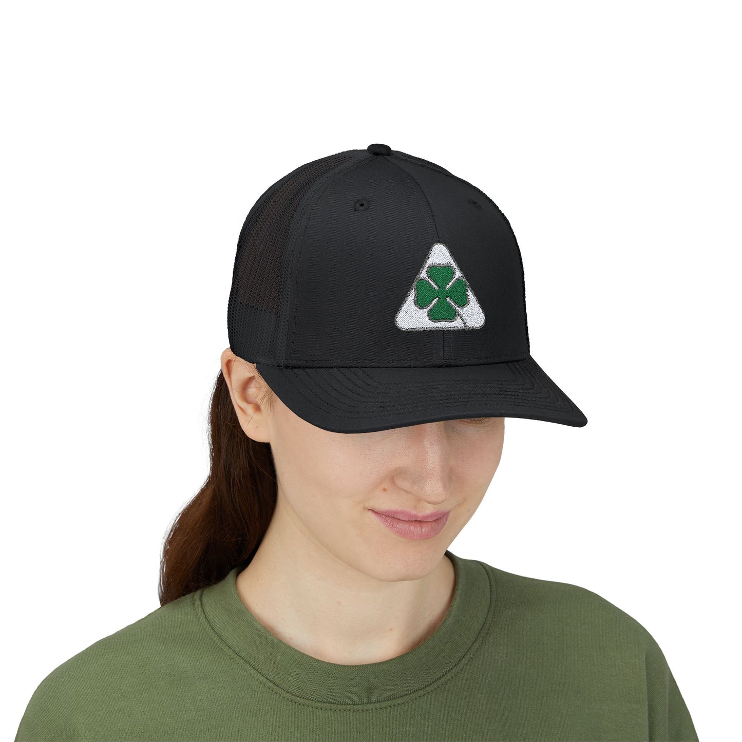 Snapback Trucker Cap with Alfa Romeo Quadrifoglio Logo Embroidered – Classic Style & Everyday Comfort - AI Print Spot