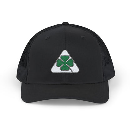 Snapback Trucker Cap with Alfa Romeo Quadrifoglio Logo Embroidered – Classic Style & Everyday Comfort - AI Print Spot