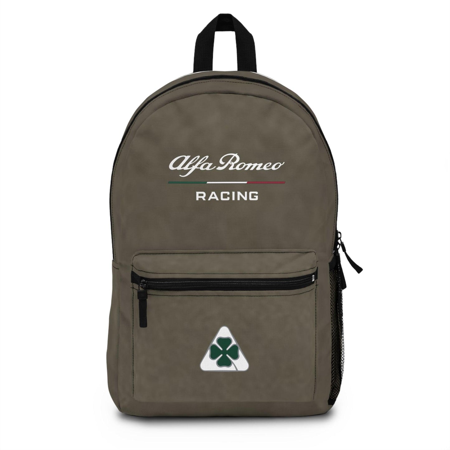 Stromboli Gray Alfa Romeo Racing Quadrifoglio Backpack - Custom, Personalized - AI Print Spot