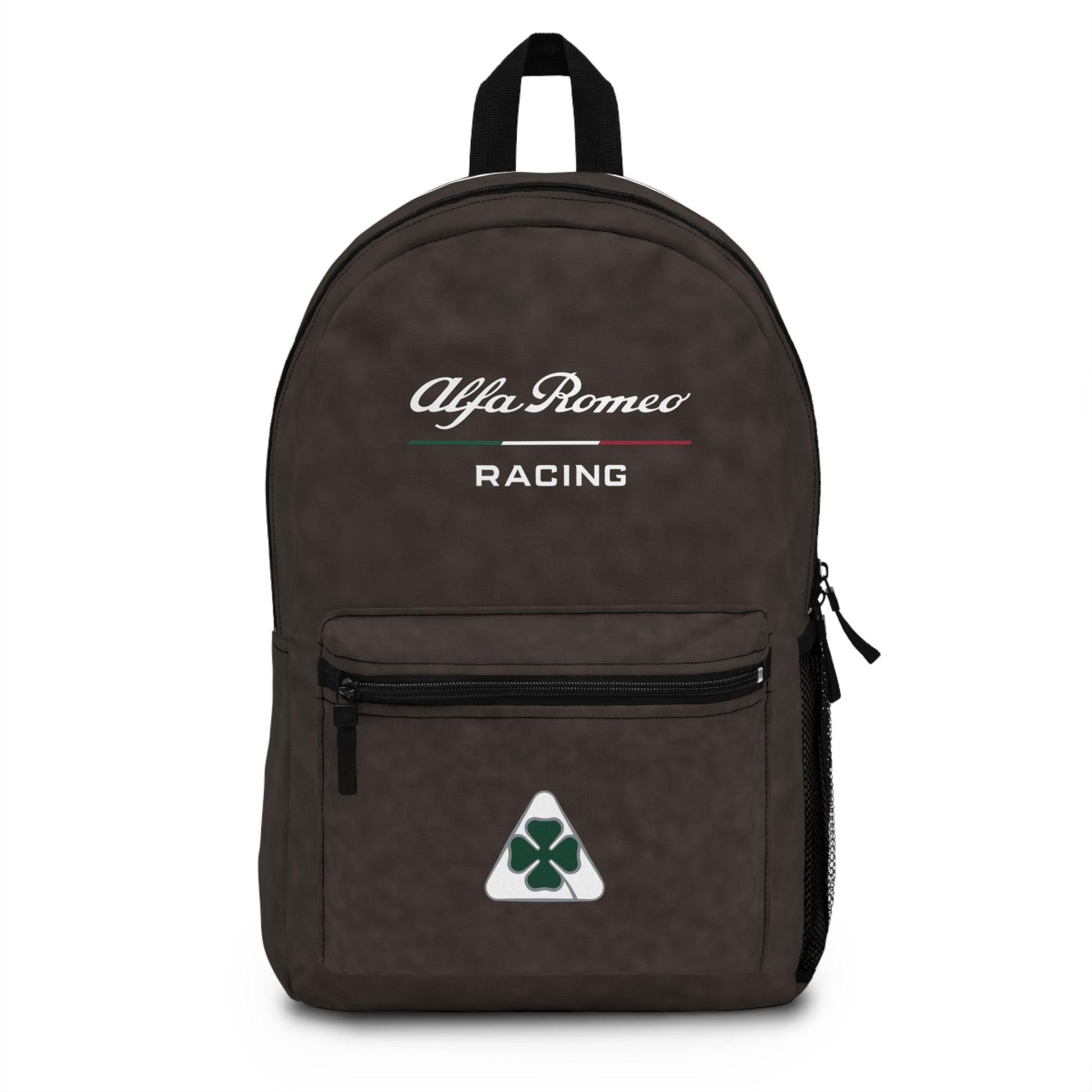 Vesuvio Gray Alfa Romeo Racing Quadrifoglio Backpack - Custom, Personalized - AI Print Spot