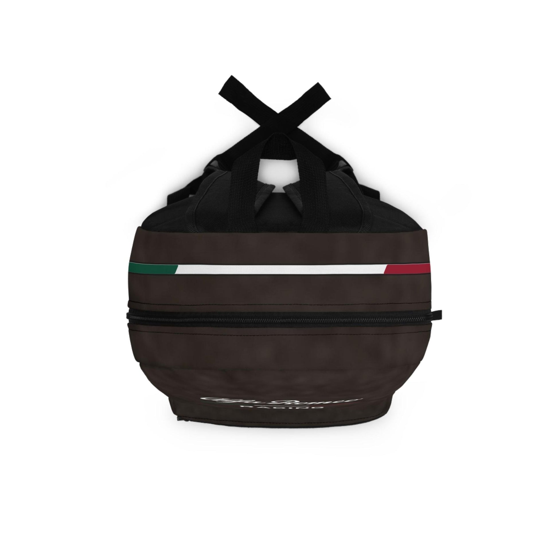 Vesuvio Gray Alfa Romeo Racing Quadrifoglio Backpack - Custom, Personalized - AI Print Spot