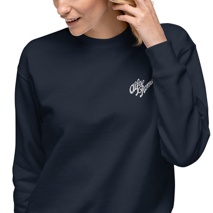 Vintage Alfa Romeo Sweatshirt with Classic Embroidery - AI Print Spot