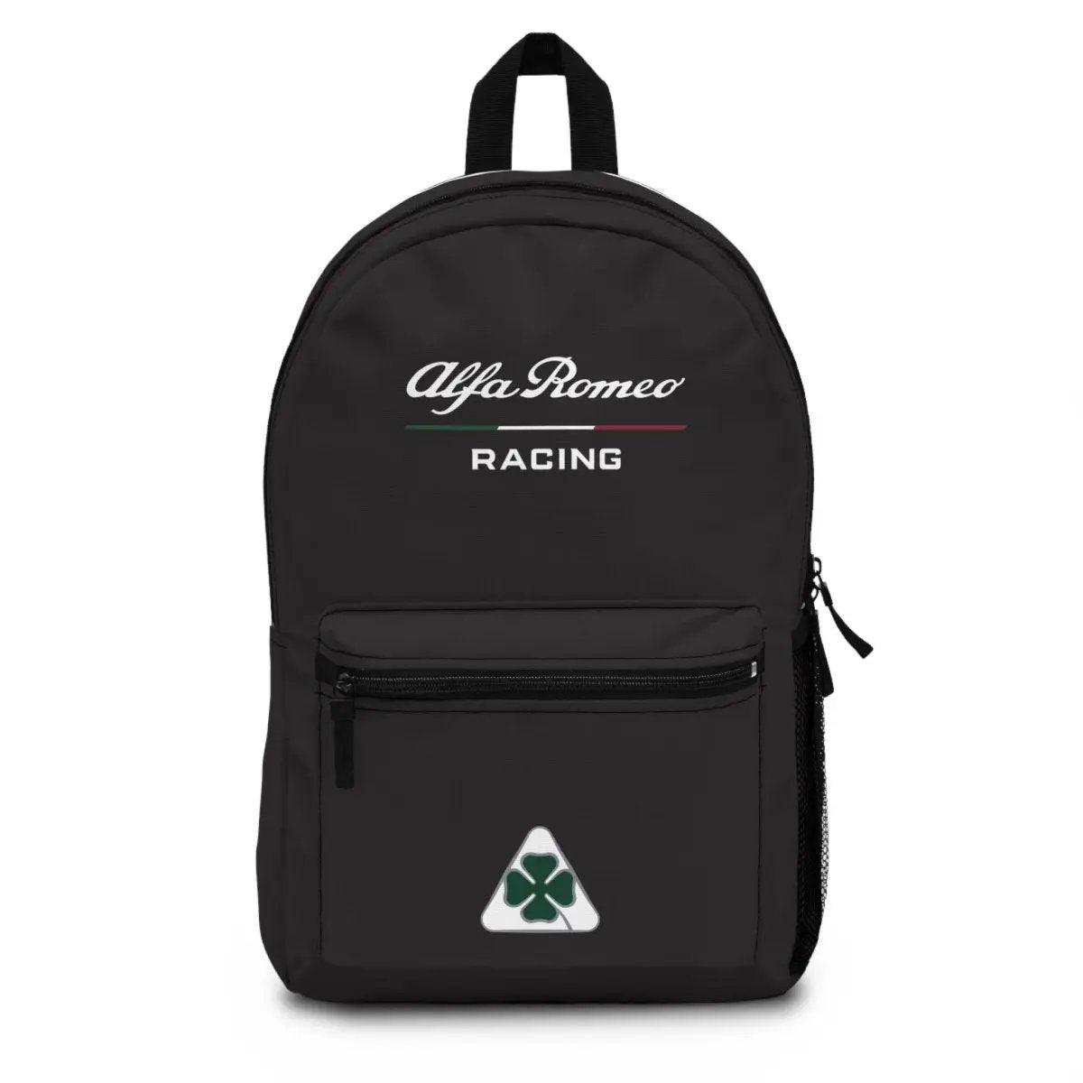 2023 F1 Livery Black Alfa Romeo Racing Quadrifoglio Backpack - Custom, Personalized - Bags - AI Print Spot