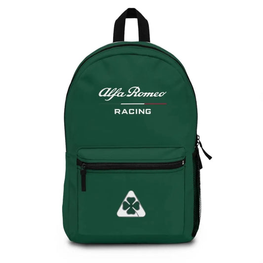 2023 F1 Livery Green Alfa Romeo Racing Quadrifoglio Backpack - Custom, Personalized - Bags - AI Print Spot