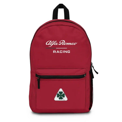 2023 F1 Livery Red Alfa Romeo Racing Quadrifoglio Backpack - Custom, Personalized - AI Print Spot