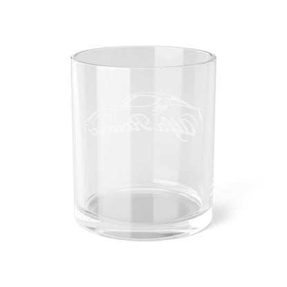 Alfa Romeo 4C Silhouette Rocks Glass with Script Logo - Custom, Personalized - Mug - AI Print Spot
