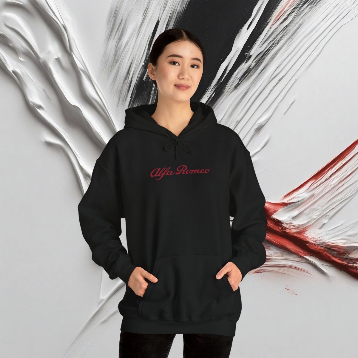 Alfa Romeo Premium Hoodie - Exclusive Design Wear - Unisex Heavy Blend™ Hooded Sweatshirt - Quick Ship - Hoodie - AI Print Spot