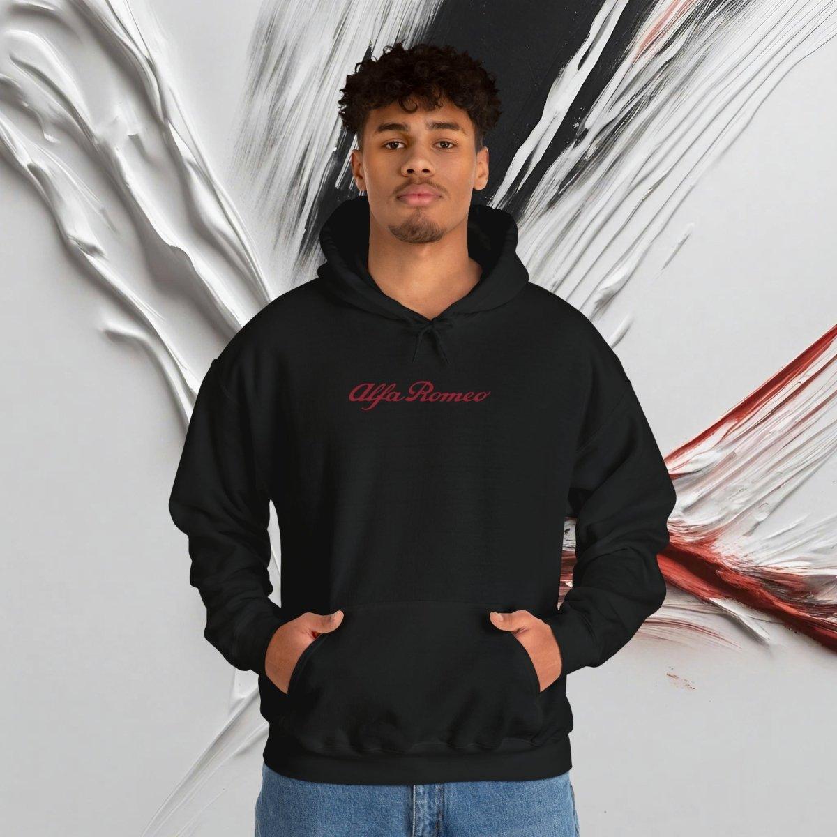 Alfa Romeo Premium Hoodie - Exclusive Design Wear - Unisex Heavy Blend™ Hooded Sweatshirt - Quick Ship - AI Print Spot