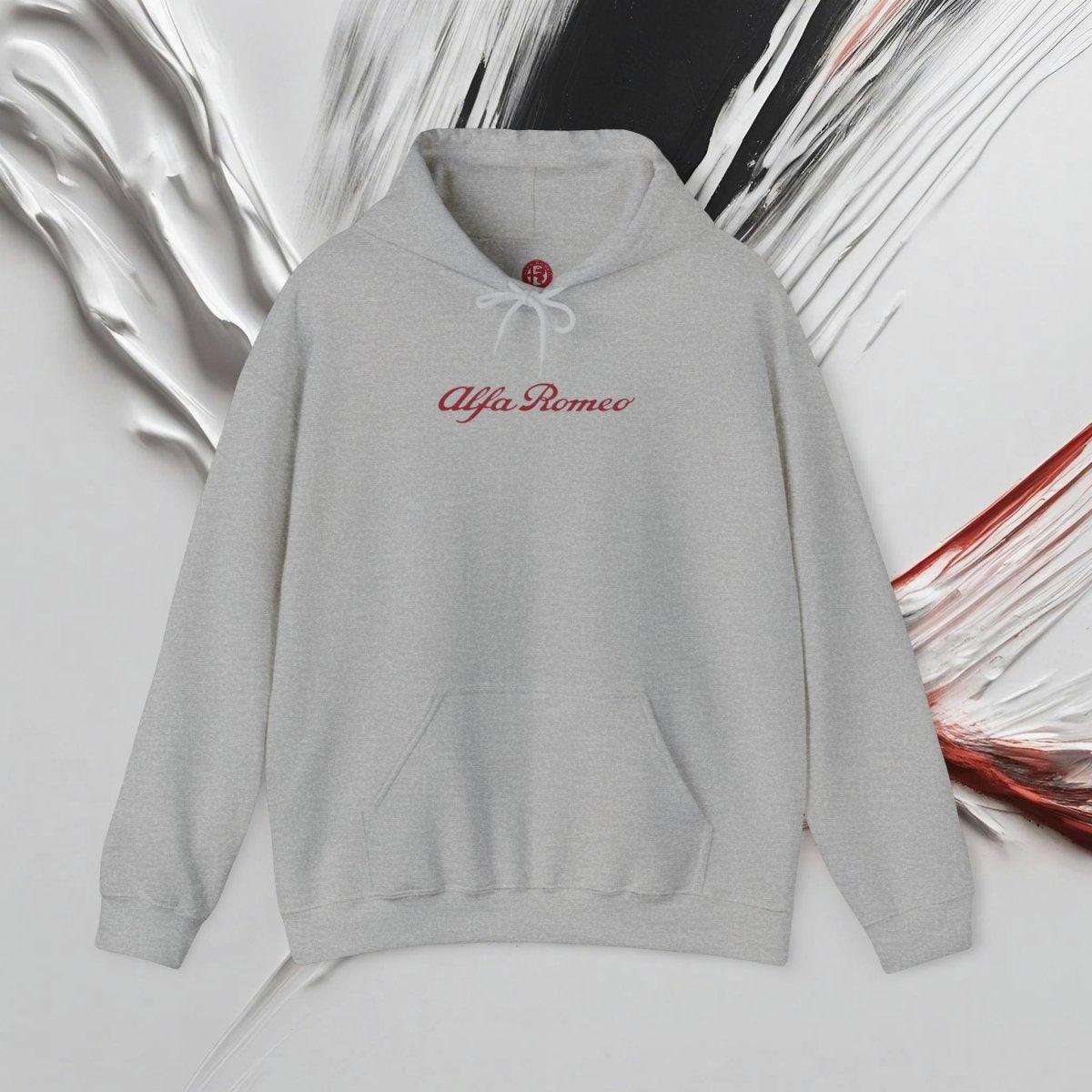 Alfa Romeo Premium Hoodie - Exclusive Design Wear - Unisex Heavy Blend™ Hooded Sweatshirt - Quick Ship - AI Print Spot