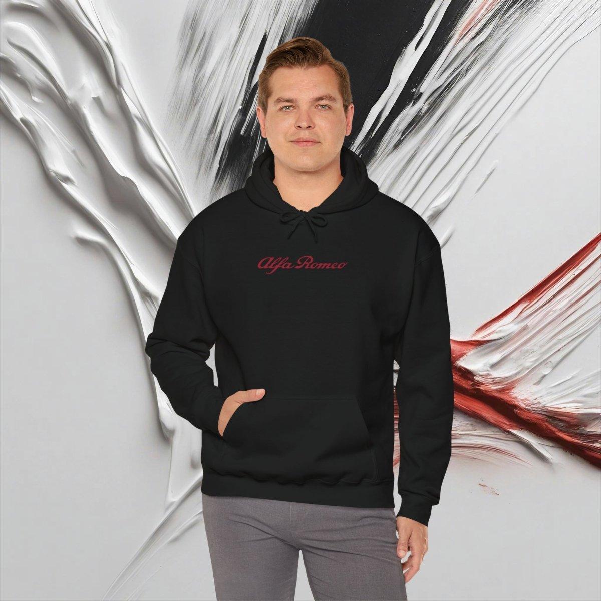 Alfa Romeo Premium Hoodie - Exclusive Design Wear - Unisex Heavy Blend™ Hooded Sweatshirt - Quick Ship - AI Print Spot