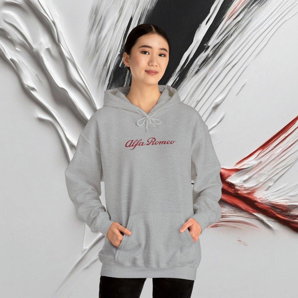 Alfa Romeo Premium Hoodie - Exclusive Design Wear - Unisex Heavy Blend™ Hooded Sweatshirt - Quick Ship - AI Print Spot