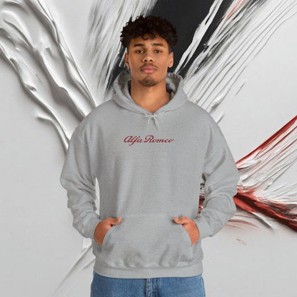 Alfa Romeo Premium Hoodie - Exclusive Design Wear - Unisex Heavy Blend™ Hooded Sweatshirt - Quick Ship - AI Print Spot