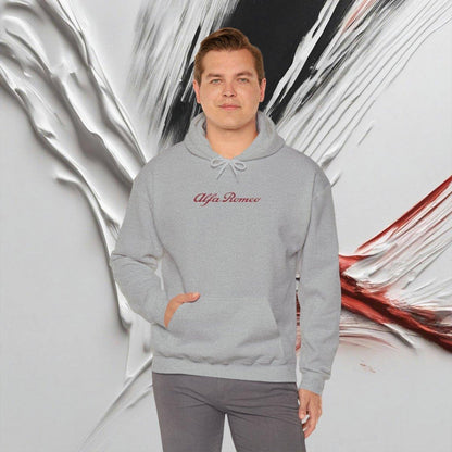 Alfa Romeo Premium Hoodie - Exclusive Design Wear - Unisex Heavy Blend™ Hooded Sweatshirt - Quick Ship - AI Print Spot