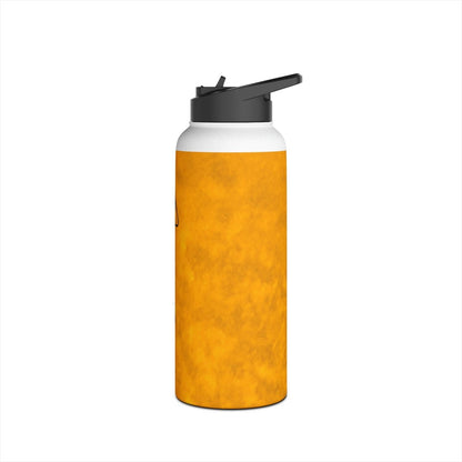 Alfa Romeo Quadrifoglio Ocra GT Yellow Stainless Steel Water Bottle Tumbler - Custom, Personalized - Mug - AI Print Spot