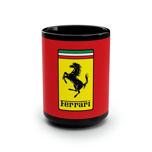 Ferrari Prancing Horse Crest Countess Paolina Baracca Edition Rosso (Red) 15oz Coffee Mug - Mug - AI Print Spot