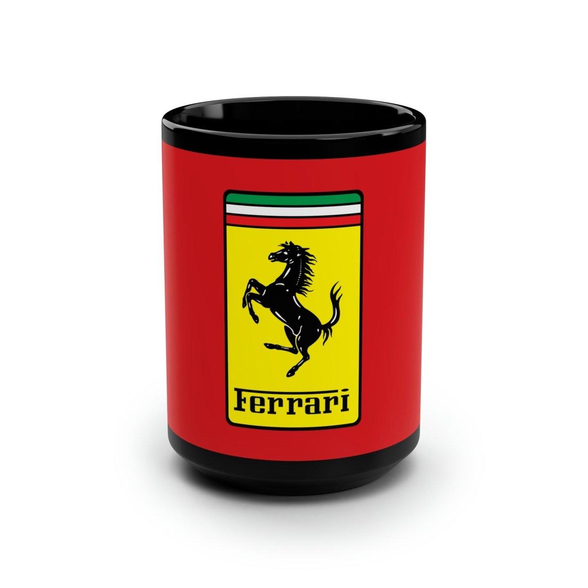 Ferrari Prancing Horse Crest Countess Paolina Baracca Edition Rosso (Red) 15oz Coffee Mug - AI Print Spot