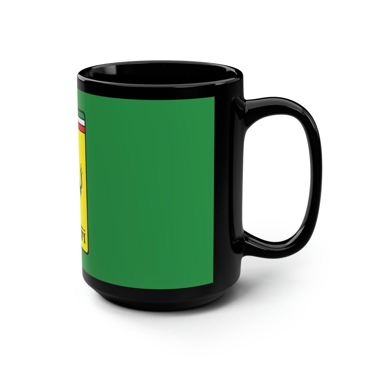 Ferrari Prancing Horse Crest Countess Paolina Baracca Edition Verde (Green) 15oz Coffee Mug - AI Print Spot