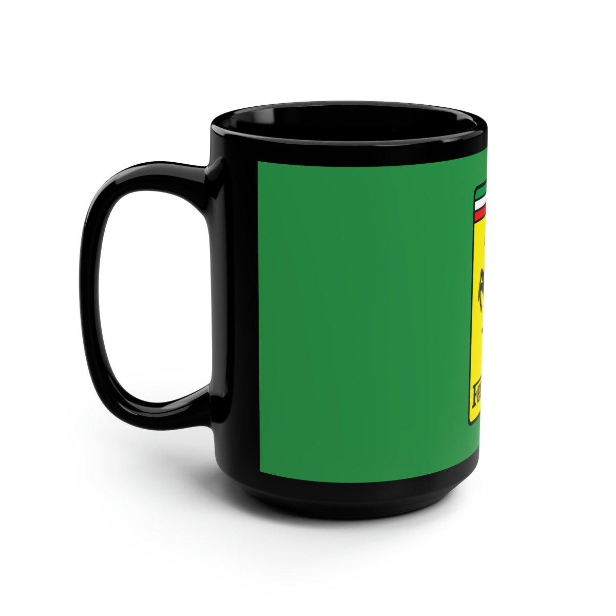 Ferrari Prancing Horse Crest Countess Paolina Baracca Edition Verde (Green) 15oz Coffee Mug - AI Print Spot