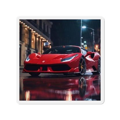 Midnight Drive: Ferrari SF90 City Rain Magnet - Custom, Personalized - Home Decor - AI Print Spot