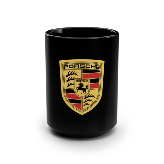 Porsche Crest Vivid Elegance 15oz Coffee Mug - Mug - AI Print Spot