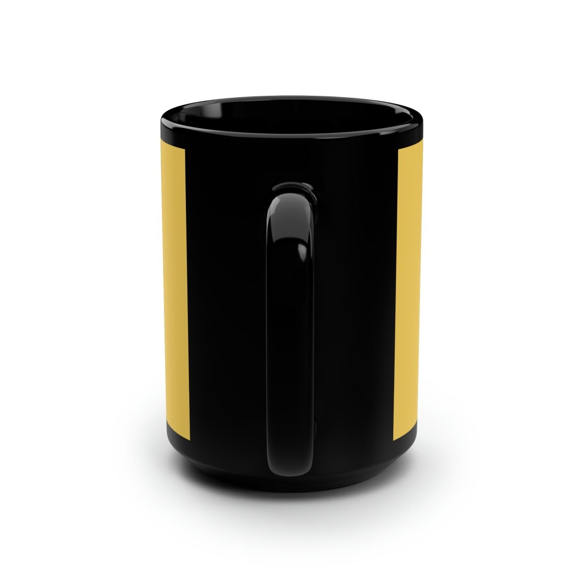 Porsche Crest Vivid Elegance Black & Gold 15oz Coffee Mug - Mug - AI Print Spot