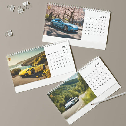 Porsche Elegance: A Year in Motion 2024 Calendar - Celebrate the Seasons with Iconic Porsche Models in Stunning Monthly Imagery - AI Print Spot