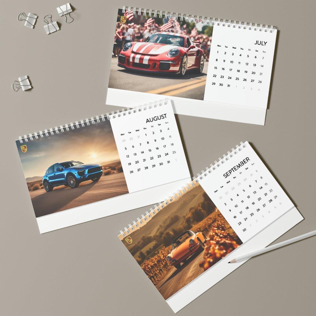 Porsche Elegance: A Year in Motion 2024 Calendar - Celebrate the Seasons with Iconic Porsche Models in Stunning Monthly Imagery - AI Print Spot