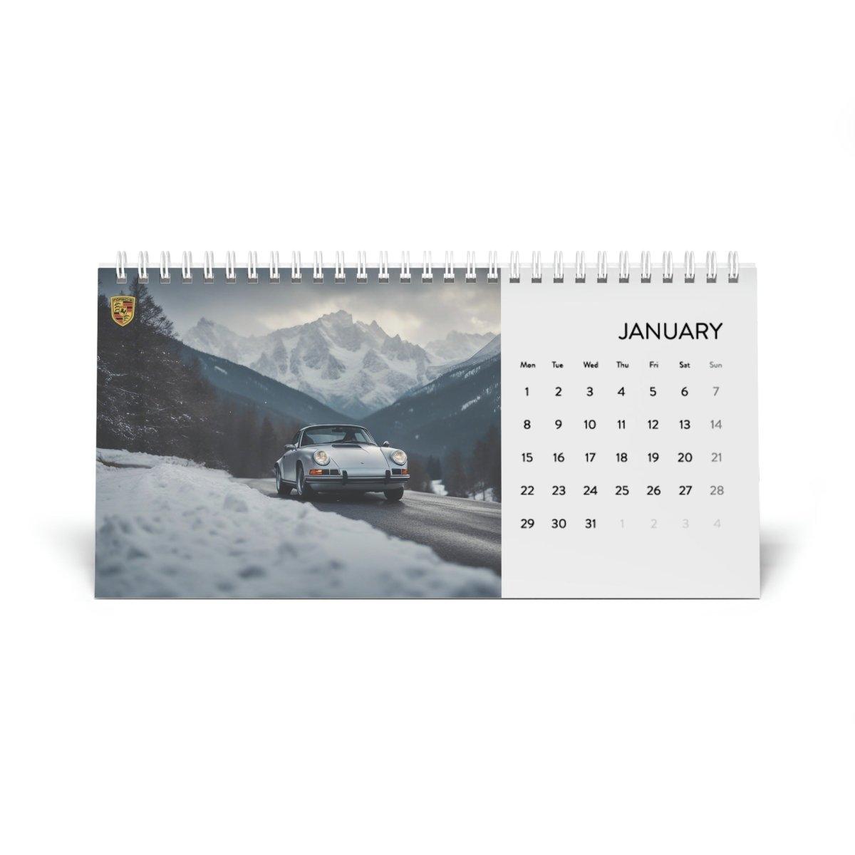 Porsche Elegance: A Year in Motion 2024 Calendar - Celebrate the Seasons with Iconic Porsche Models in Stunning Monthly Imagery - AI Print Spot