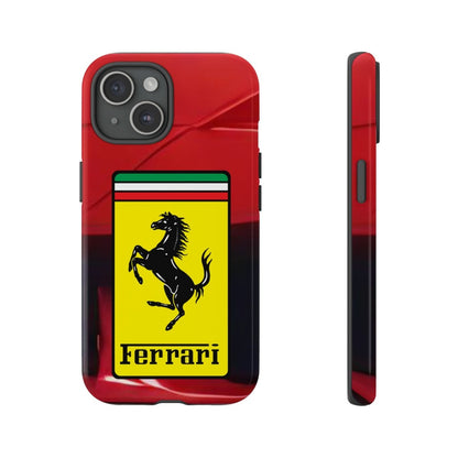 SF90 Rosso Vision: Ferrari-Inspired iPhone Case Series - Custom, Personalized - Phone Case - AI Print Spot