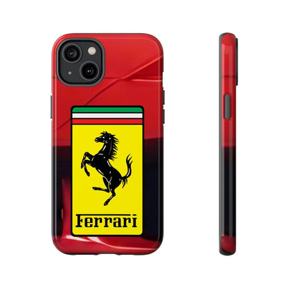 SF90 Rosso Vision: Ferrari-Inspired iPhone Case Series - Custom, Personalized - Phone Case - AI Print Spot