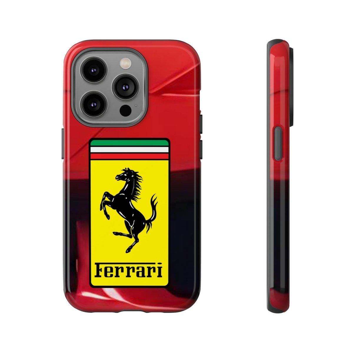 SF90 Rosso Vision: Ferrari-Inspired iPhone Case Series - Custom, Personalized - AI Print Spot