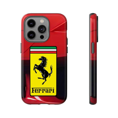 SF90 Rosso Vision: Ferrari-Inspired iPhone Case Series - Custom, Personalized - AI Print Spot