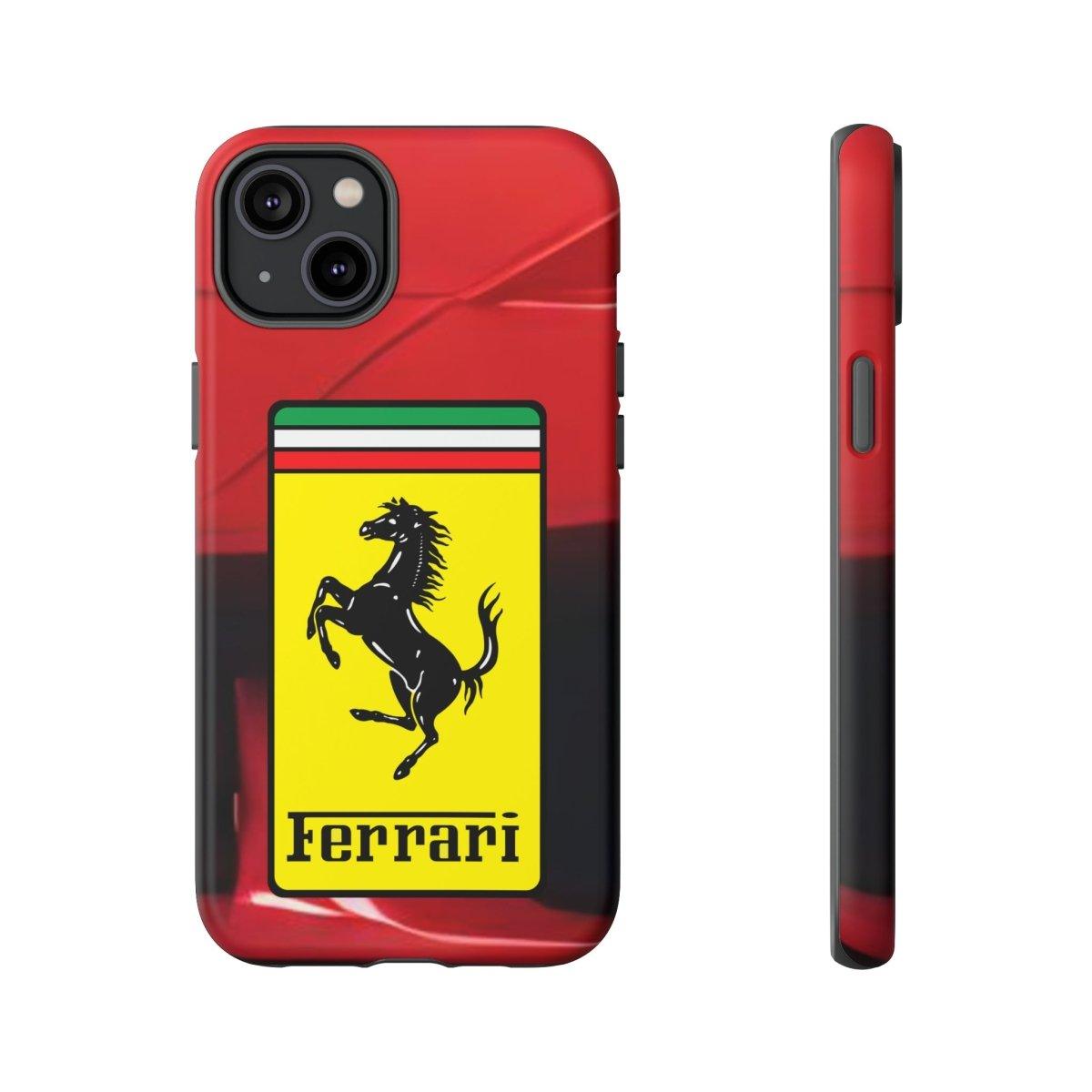 SF90 Rosso Vision: Ferrari-Inspired iPhone Case Series - Custom, Personalized - AI Print Spot