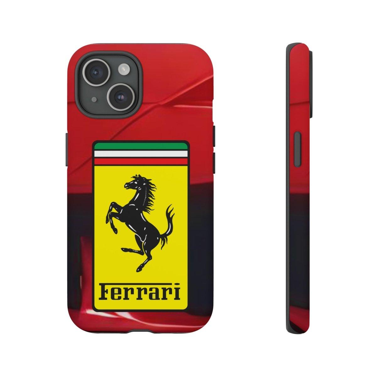 SF90 Rosso Vision: Ferrari-Inspired iPhone Case Series - Custom, Personalized - AI Print Spot