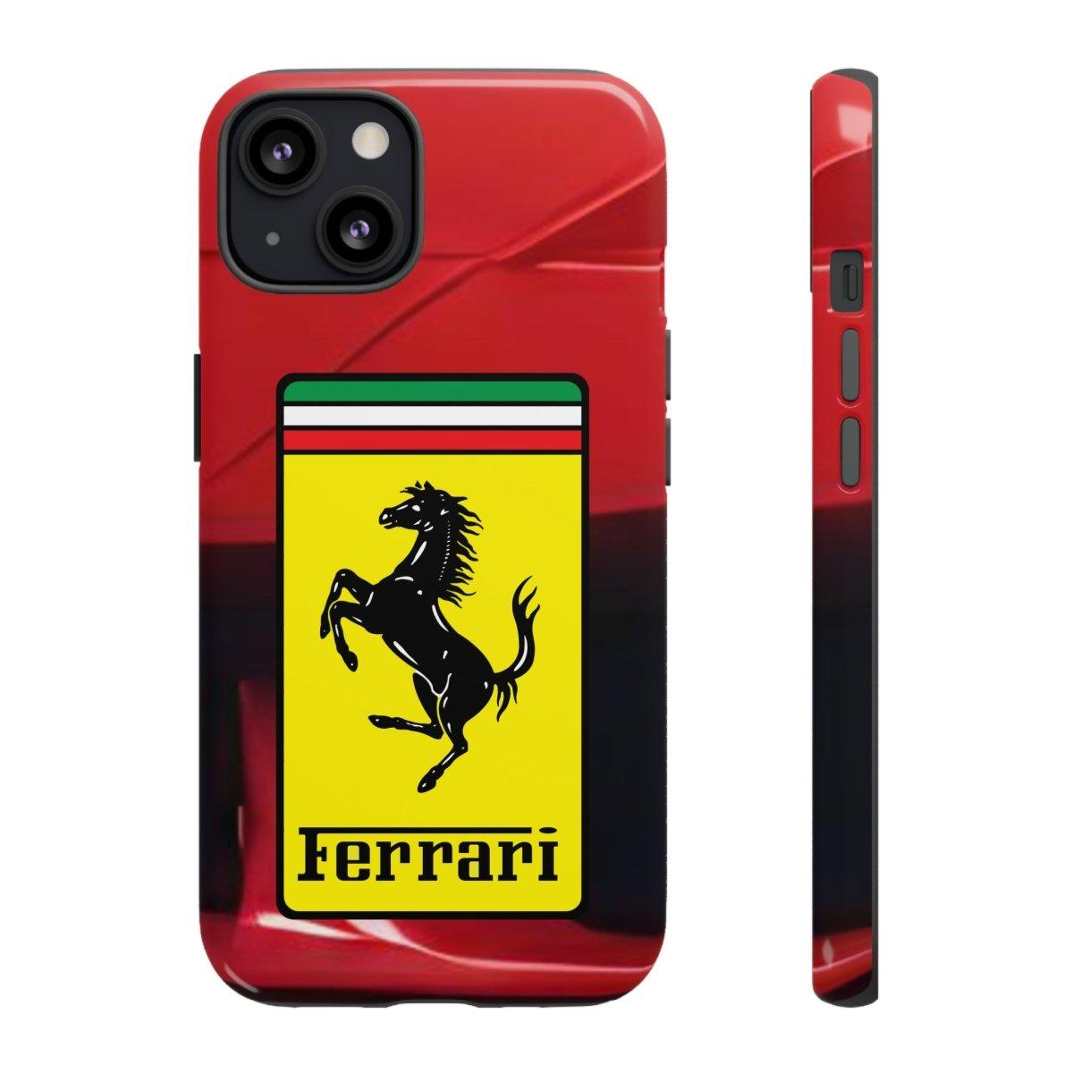 SF90 Rosso Vision: Ferrari-Inspired iPhone Case Series - Custom, Personalized - AI Print Spot