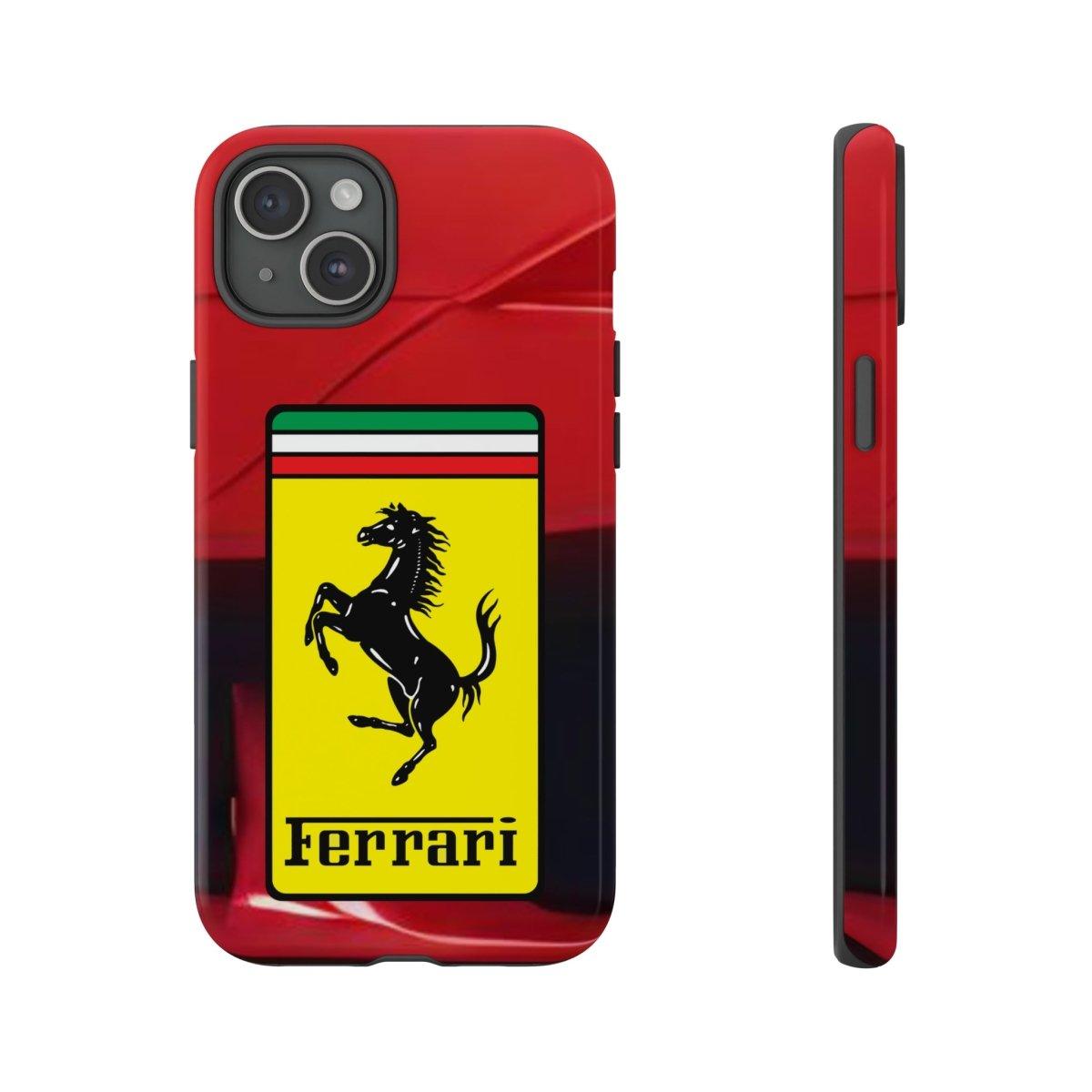 SF90 Rosso Vision: Ferrari-Inspired iPhone Case Series - Custom, Personalized - AI Print Spot