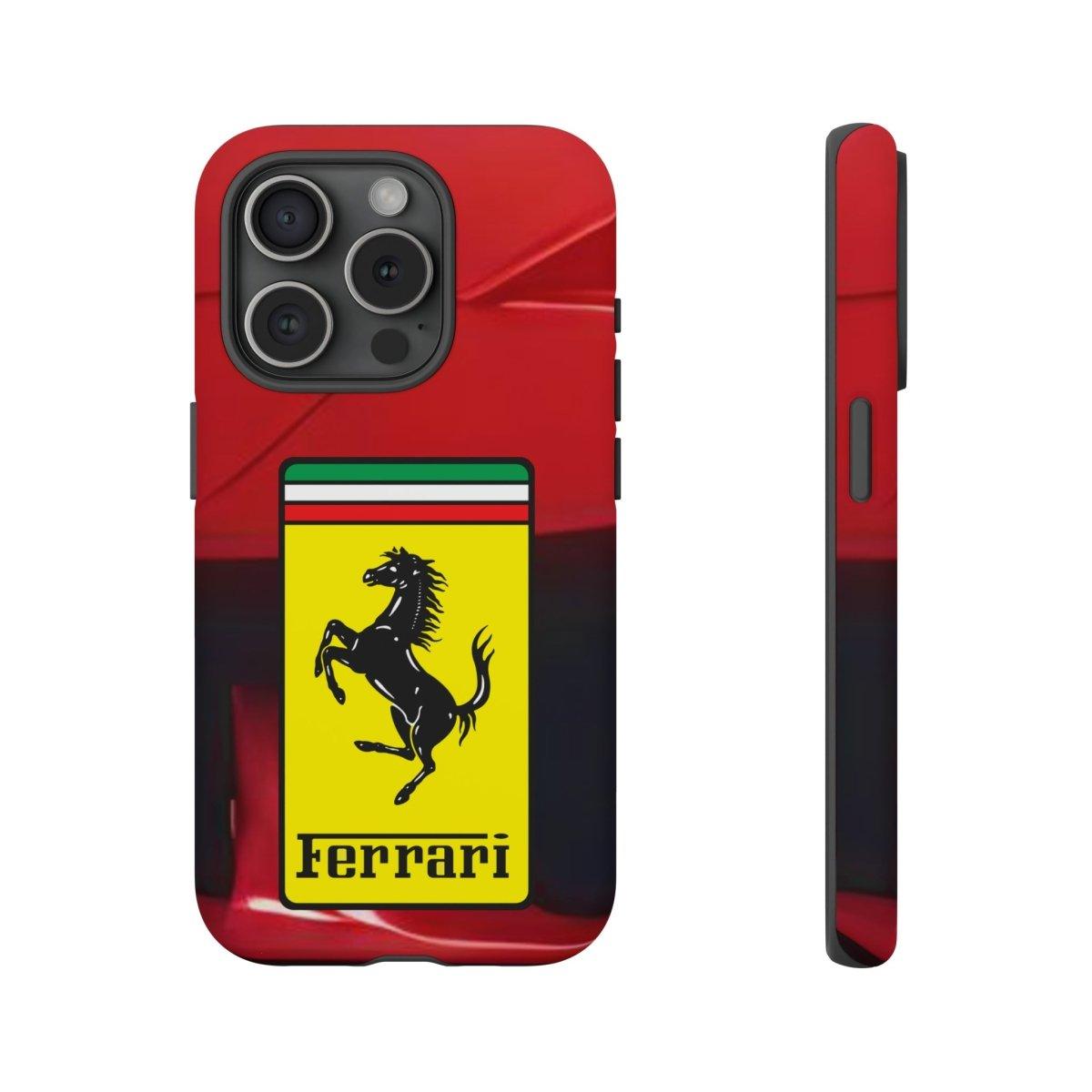 SF90 Rosso Vision: Ferrari-Inspired iPhone Case Series - Custom, Personalized - AI Print Spot