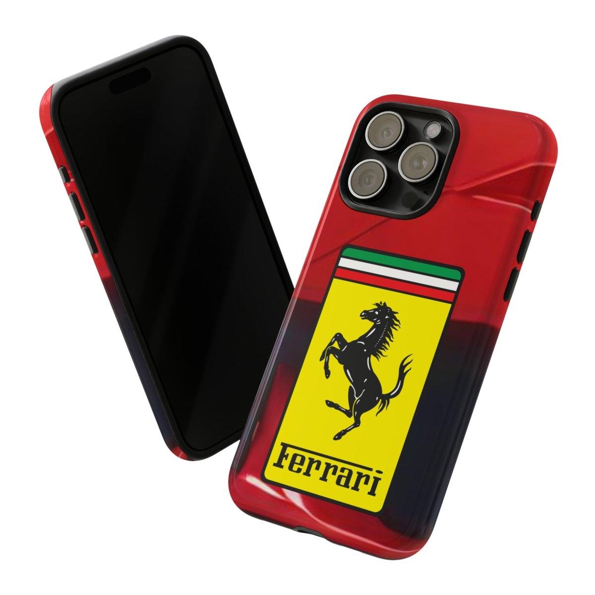 SF90 Rosso Vision: Ferrari-Inspired iPhone Case Series - Custom, Personalized - AI Print Spot