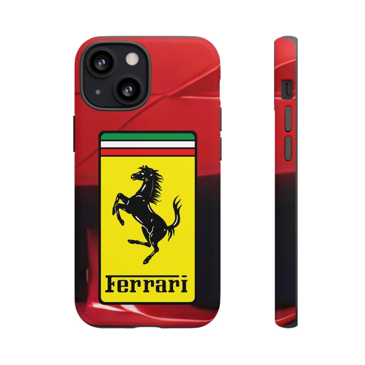 SF90 Rosso Vision: Ferrari-Inspired iPhone Case Series - Custom, Personalized - AI Print Spot