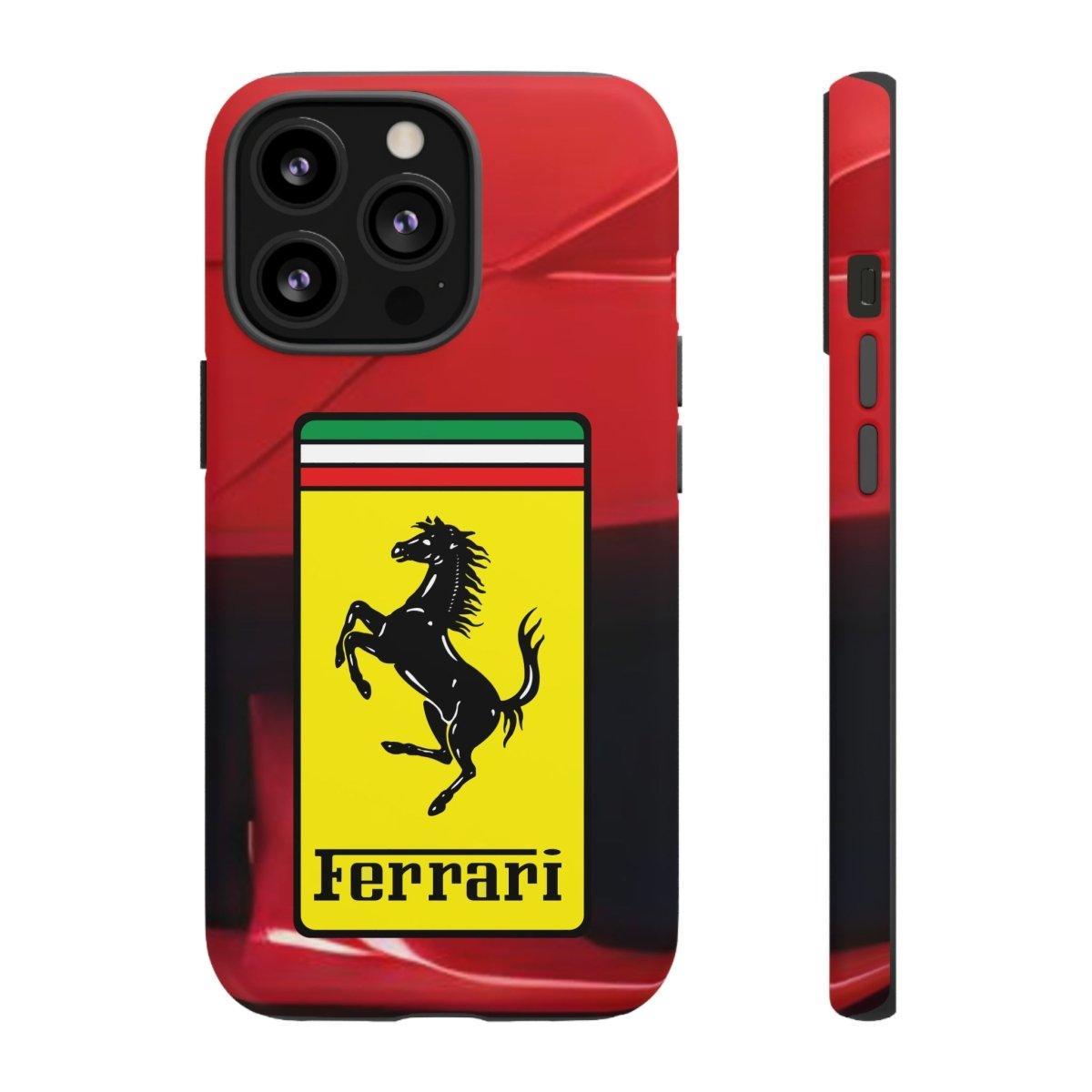 SF90 Rosso Vision: Ferrari-Inspired iPhone Case Series - Custom, Personalized - AI Print Spot