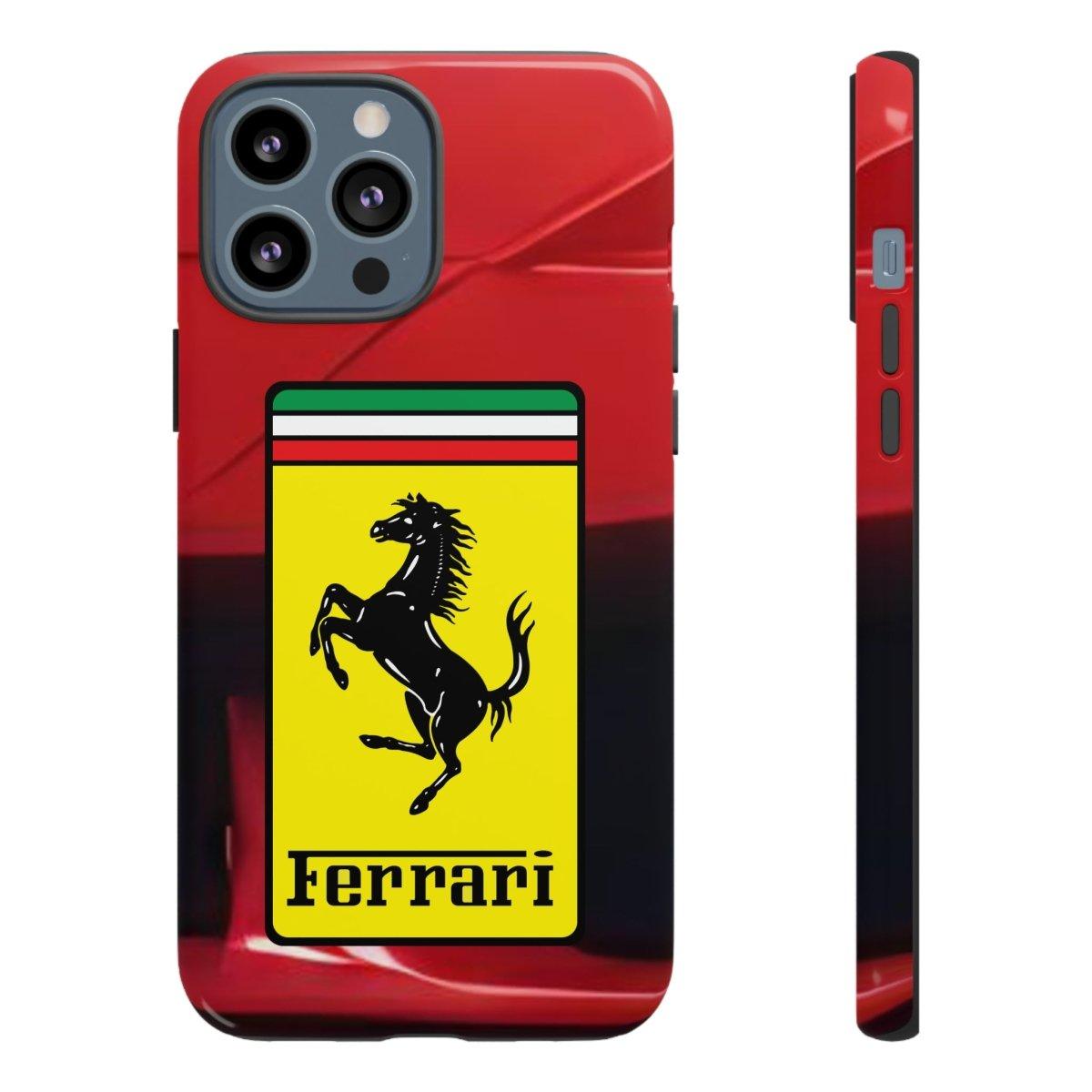 SF90 Rosso Vision: Ferrari-Inspired iPhone Case Series - Custom, Personalized - AI Print Spot