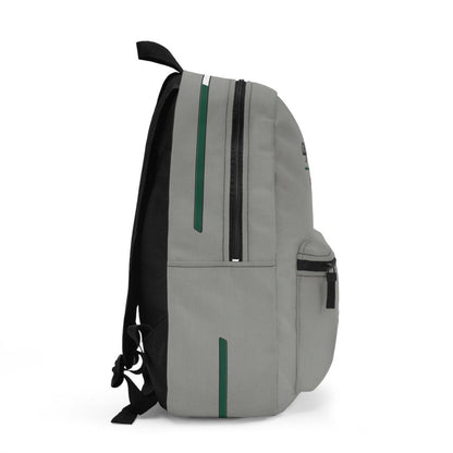 Silverstone Gray Alfa Romeo Racing Quadrifoglio Backpack - Custom, Personalized - AI Print Spot