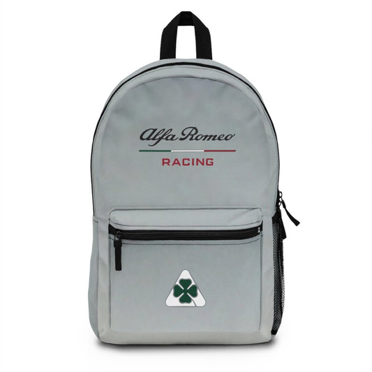 Stromboli Gray Alfa Romeo Racing Quadrifoglio Backpack - Custom, Personalized - Bags - AI Print Spot