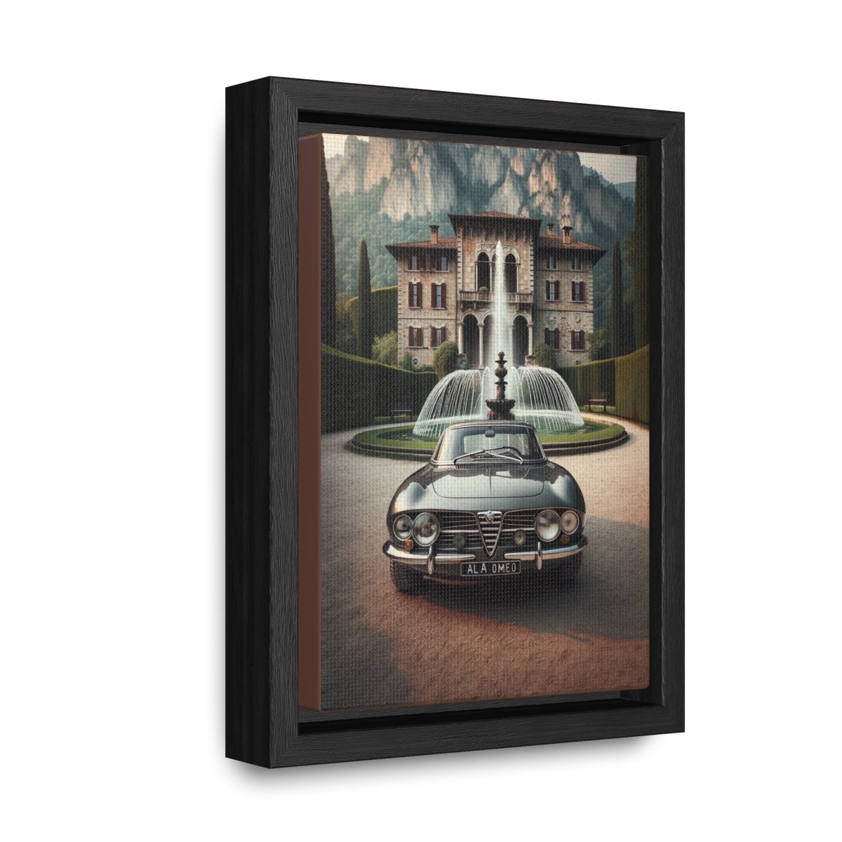 Villa Eleganza Alfa Romeo Repose - Vertical Canvas Print - Custom, Personalized - Canvas - AI Print Spot