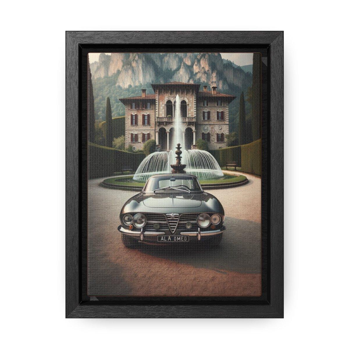 Villa Eleganza Alfa Romeo Repose - Vertical Canvas Print - Custom, Personalized - AI Print Spot