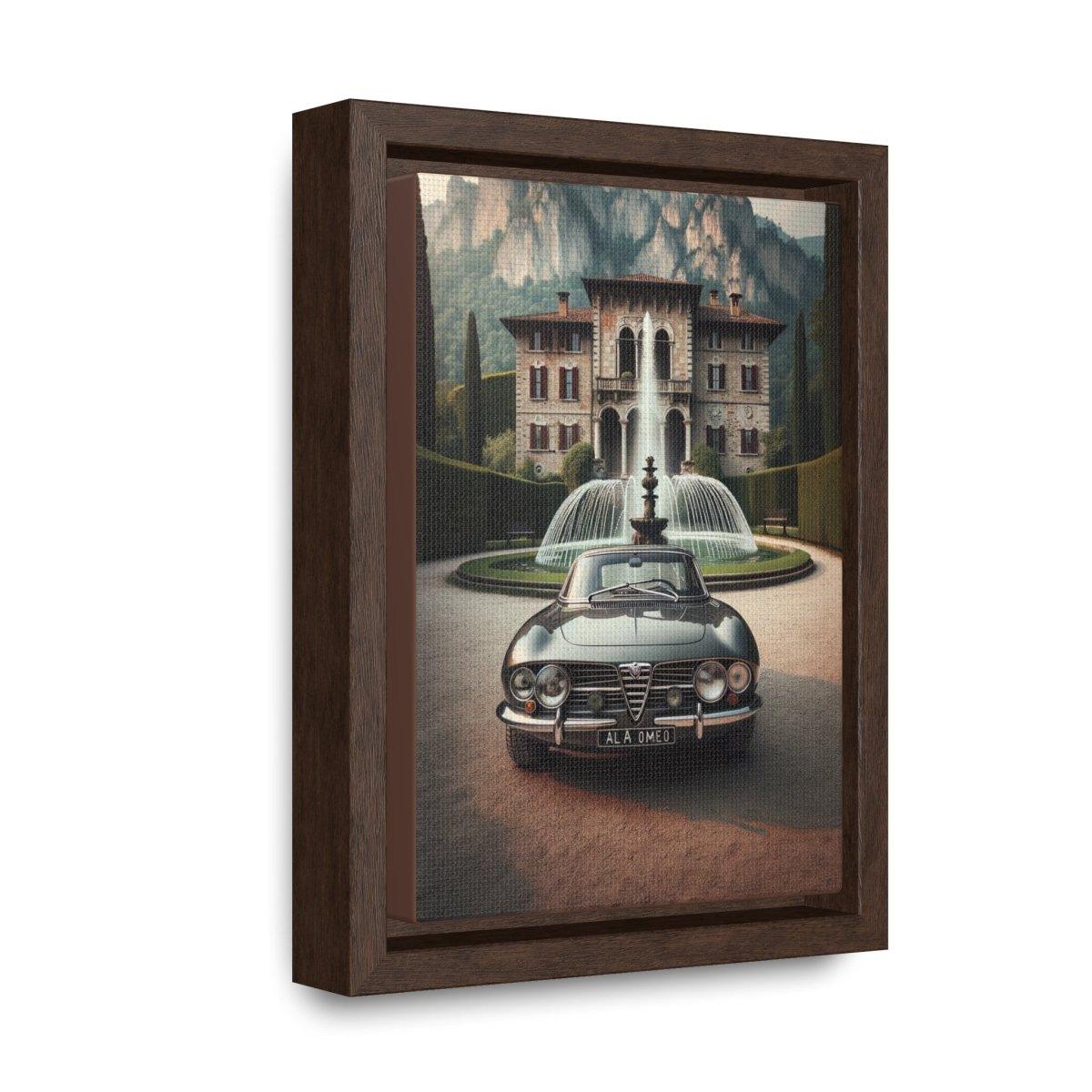 Villa Eleganza Alfa Romeo Repose - Vertical Canvas Print - Custom, Personalized - AI Print Spot